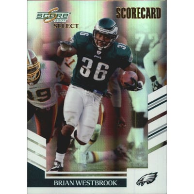 2007 Select Scorecard #19 Brian Westbrook