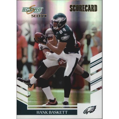 2007 Select Scorecard #22 Hank Baskett