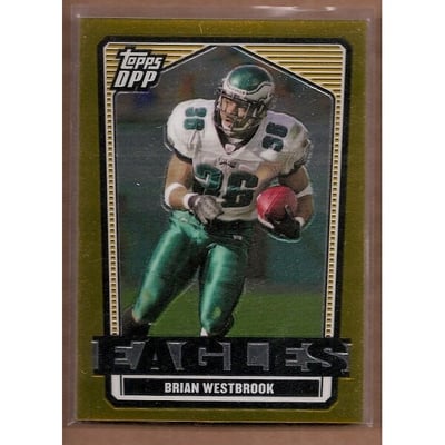 2007 Topps Draft Picks and Prospects Chrome Gold #28 Brian Westbrook
