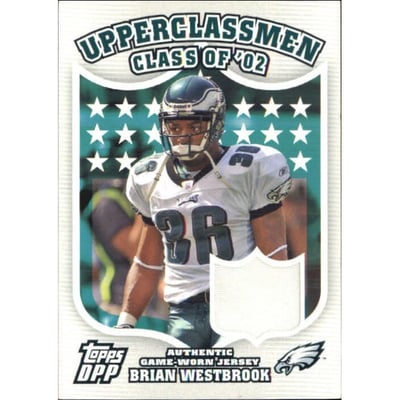 2007 Topps Draft Picks And Prospects Upperclassmen Jersey #BW Brian Westbrook A
