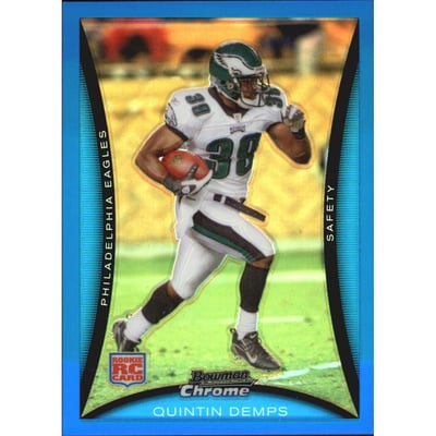 2008 Bowman Chrome Blue Refractors #BC26 Quintin Demps