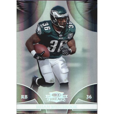 2008 Donruss Threads Silver Holofoil #96 Brian Westbrook