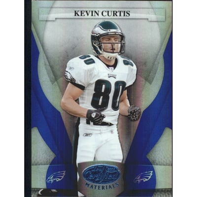 2008 Leaf Certified Materials Mirror Blue #109 Kevin Curtis