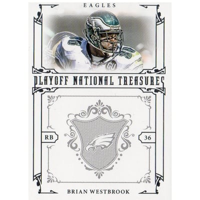 2008 Playoff National Treasures #3 Brian Westbrook