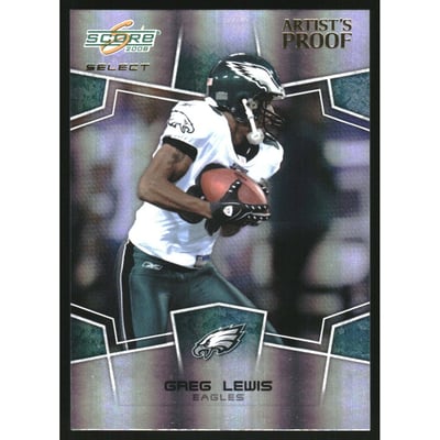 2008 Select Artist's Proof #245 Greg Lewis