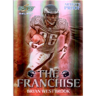2008 Select Franchise Artist's Proof #14 Brian Westbrook