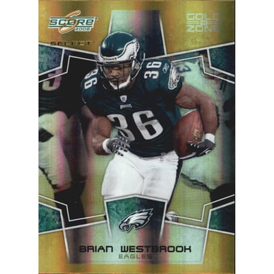 2008 Select Gold Zone #240 Brian Westbrook