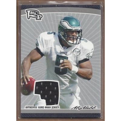 2008 Topps Rookie Progression Game Worn Jerseys Silver #DM Donovan McNabb