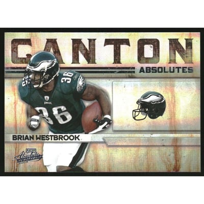 2009 Absolute Memorabilia Canton Absolutes Spectrum #12 Brian Westbrook