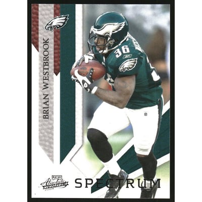 2009 Absolute Memorabilia Spectrum Black Retail #74 Brian Westbrook