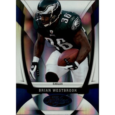 2009 Certified Mirror Blue #91 Brian Westbrook