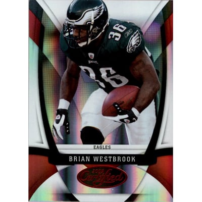 2009 Certified Mirror Red #91 Brian Westbrook