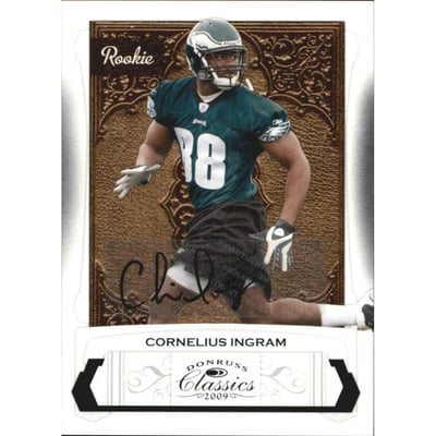2009 Donruss Classics #175 Cornelius Ingram AU/399 RC