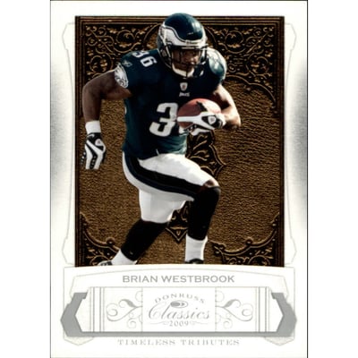 2009 Donruss Classics Timeless Tributes Silver #73 Brian Westbrook