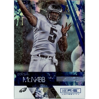2009 Donruss Rookies and Stars Longevity Sapphire #106 Donovan McNabb ELE