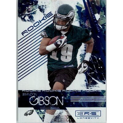 2009 Donruss Rookies and Stars Longevity Sapphire #125 Brandon Gibson