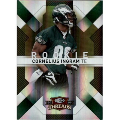 2009 Donruss Threads Retail Green #124 Cornelius Ingram