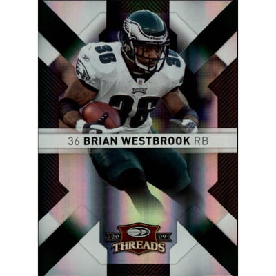 2009 Donruss Threads Retail Green #74 Brian Westbrook