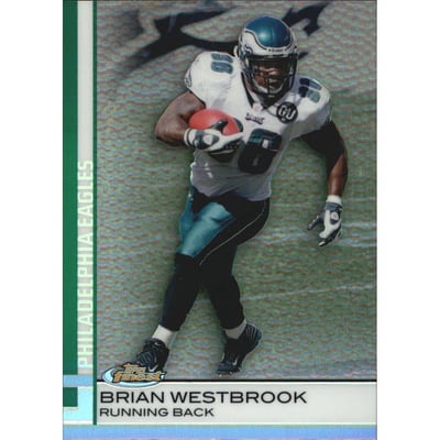 2009 Finest Pigskin Refractors #5 Brian Westbrook