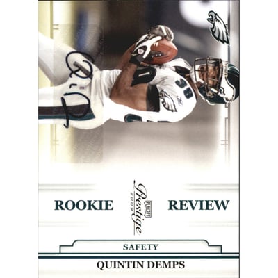 2009 Playoff Prestige Rookie Review Autographs #45 Quintin Demps/250