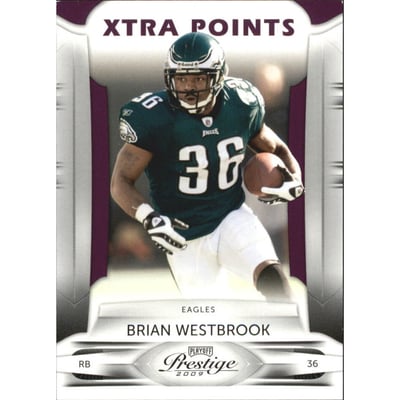 2009 Playoff Prestige Xtra Points Purple #74 Brian Westbrook