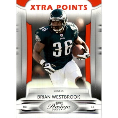 2009 Playoff Prestige Xtra Points Red #74 Brian Westbrook