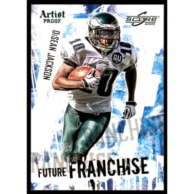 2009 Score Future Franchise Artist's Proof #7 DeSean Jackson