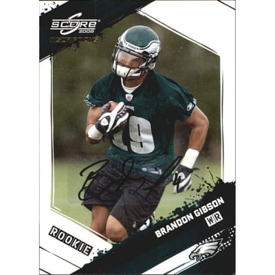 2009 Score Inscriptions Autographs #312 Brandon Gibson/399