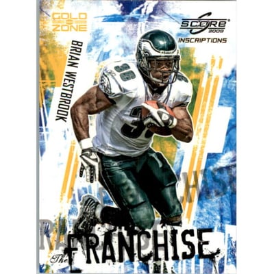 2009 Score Inscriptions Franchise Gold Zone #7 Brian Westbrook