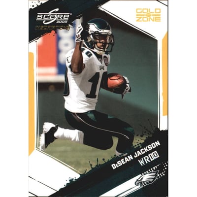 2009 Score Inscriptions Gold Zone #221 DeSean Jackson