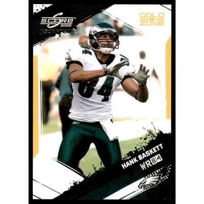 2009 Score Inscriptions Gold Zone #224 Hank Baskett