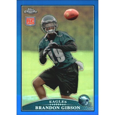2009 Topps Chrome Blue Refractors #TC121 Brandon Gibson