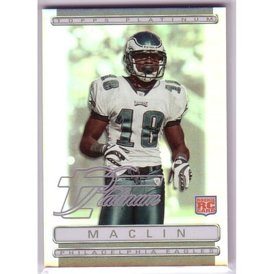 2009 Topps Platinum Rookie Platinum Refractors 99 #124 Jeremy Maclin