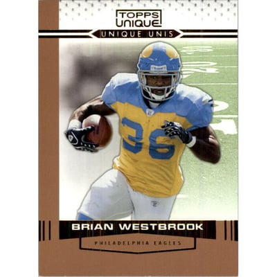 2009 Topps Unique Unique Unis Bronze #UU5 Brian Westbrook