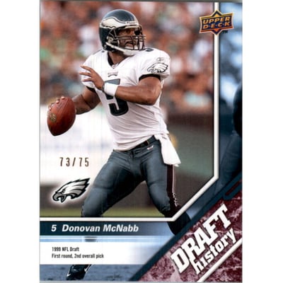 2009 Upper Deck Draft Edition Burgundy 75 #200 Donovan McNabb