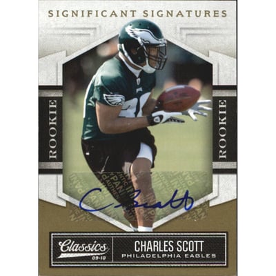 2010 Classics Significant Signatures Gold #120 Charles Scott/499