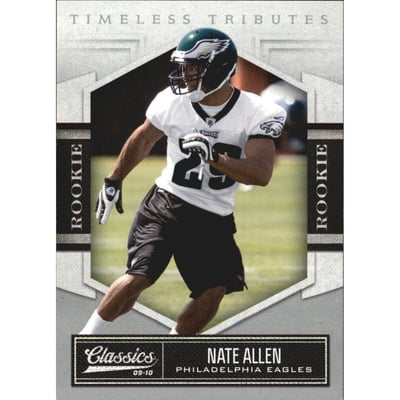 2010 Classics Timeless Tributes Silver #174 Nate Allen