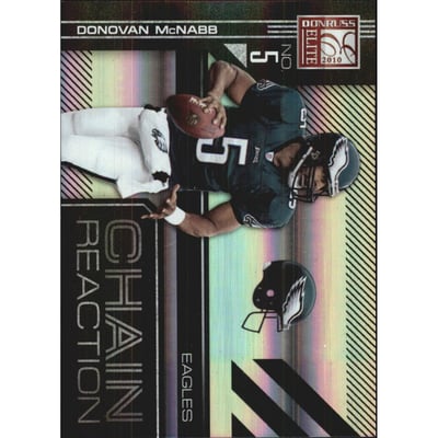 2010 Donruss Elite Chain Reaction Black #11 Donovan McNabb