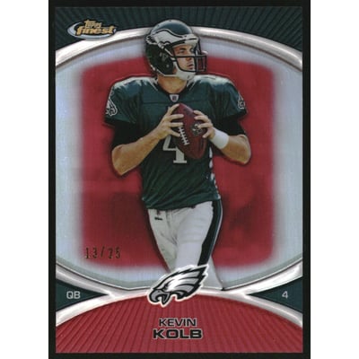 2010 Finest Red Refractors #84 Kevin Kolb