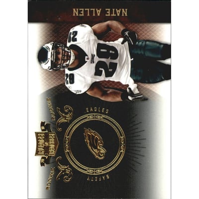 2010 Panini Plates and Patches Gold #175 Nate Allen
