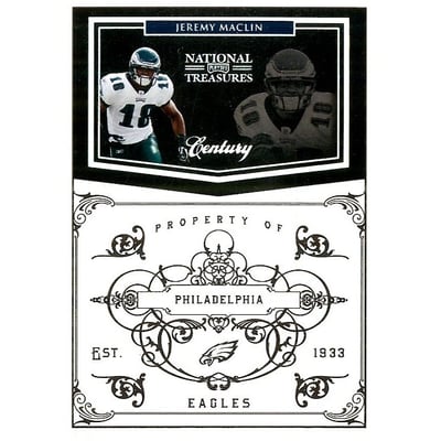 2010 Playoff National Treasures Century Silver #112 Jeremy Maclin