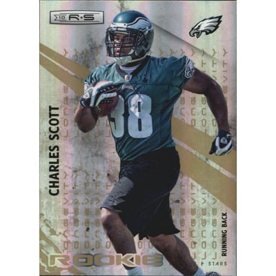 2010 Rookies and Stars Longevity Parallel Gold #180 Charles Scott