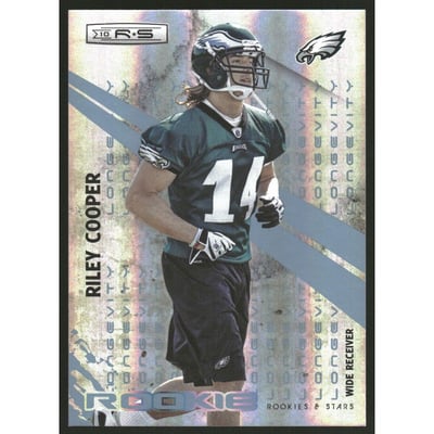 2010 Rookies and Stars Longevity Parallel Platinum #233 Riley Cooper