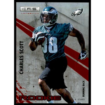 2010 Rookies and Stars Longevity Ruby #180 Charles Scott