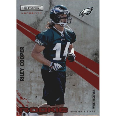 2010 Rookies and Stars Longevity Ruby #233 Riley Cooper