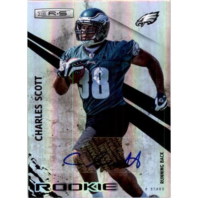 2010 Rookies and Stars Rookie Autographs Holofoil #180 Charles Scott