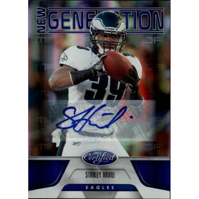 2011 Certified Mirror Blue Signatures #239 Stanley Havili/100