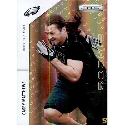 2011 Rookies and Stars Longevity Parallel Gold #169 Casey Matthews