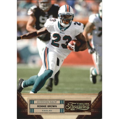2011 Timeless Treasures Gold #86 Ronnie Brown