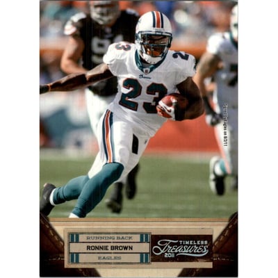 2011 Timeless Treasures Silver #86 Ronnie Brown